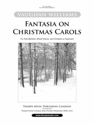 Book cover for Fantasia on Christmas Carols