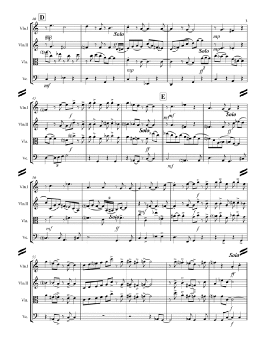 In The Mood String Quartet scores gallery preview page 4