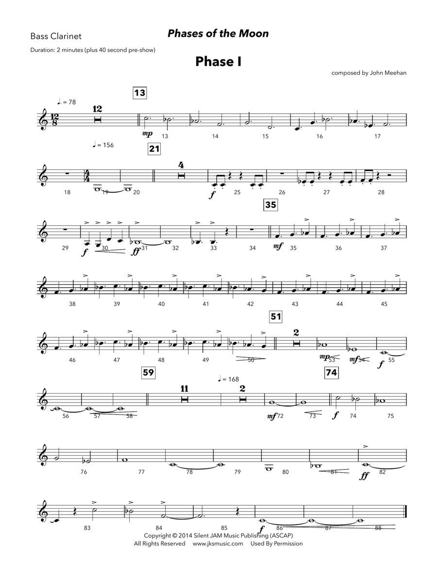 Phases of the Moon Marching Band scores gallery preview page 5