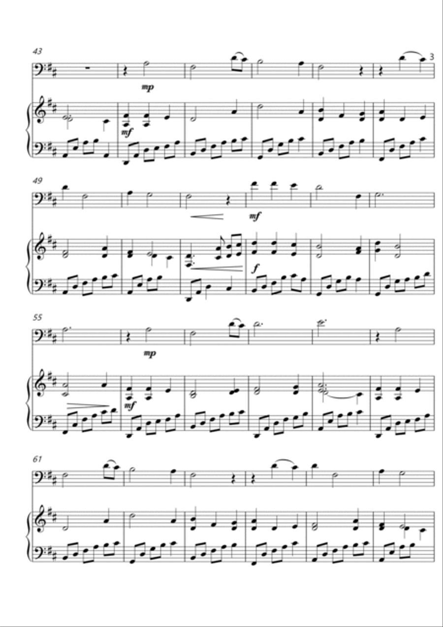 Meditation on Thou Who Wast Rich Beyond All Splendor Chamber Music scores gallery preview page 4