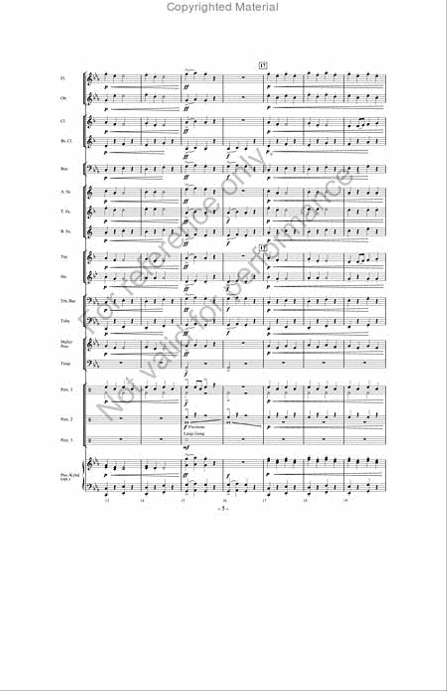 Creature Feature Concert Band scores gallery preview page 4