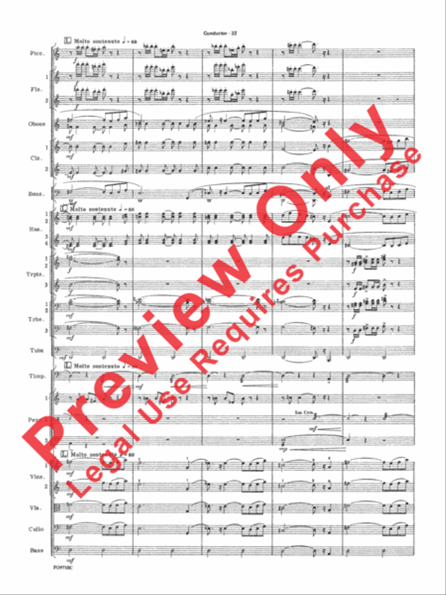 The Empire Strikes Back Medley Full Orchestra scores gallery preview page 53