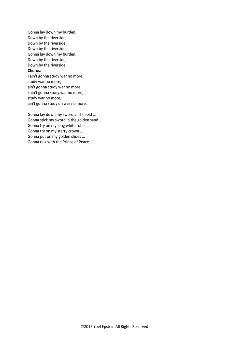 Down By the Riverside for String Quartet String Quartet scores gallery preview page 3