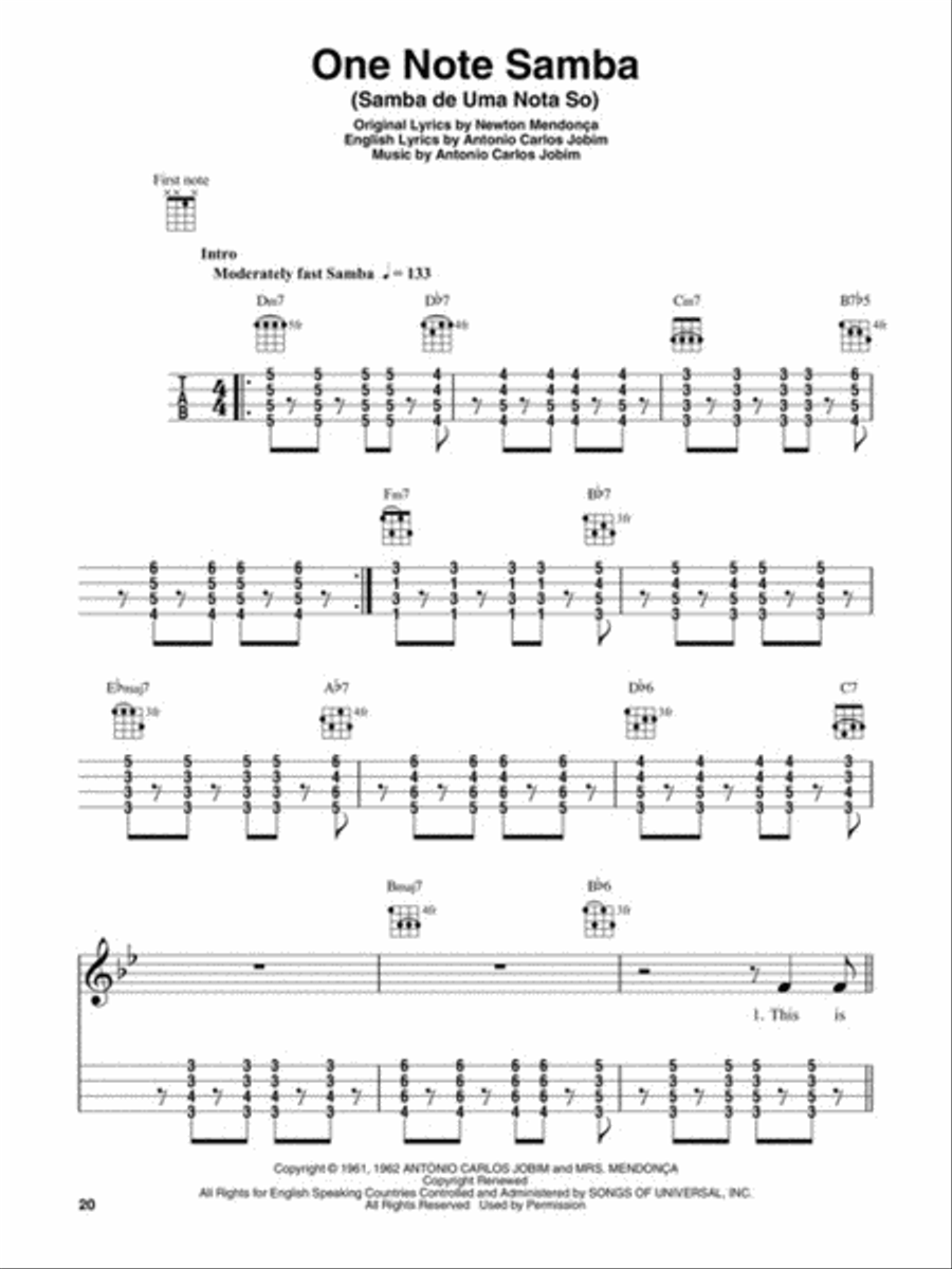 Latin Ukulele scores gallery preview page 5