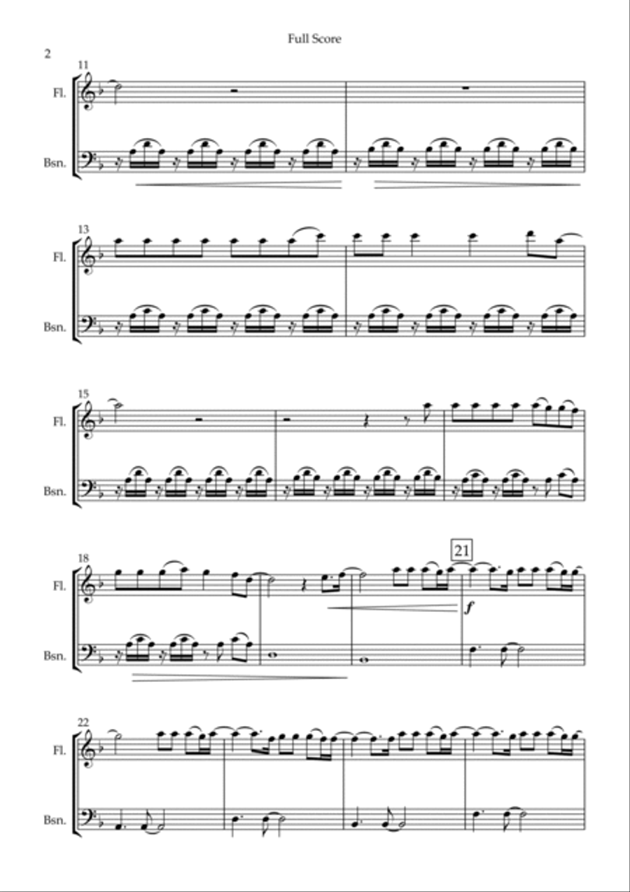 You Say Woodwind Duet scores gallery preview page 2