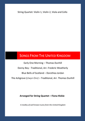 Book cover for Songs From The United Kingdom