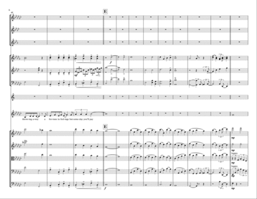 Cold As Ice Large Ensemble scores gallery preview page 6