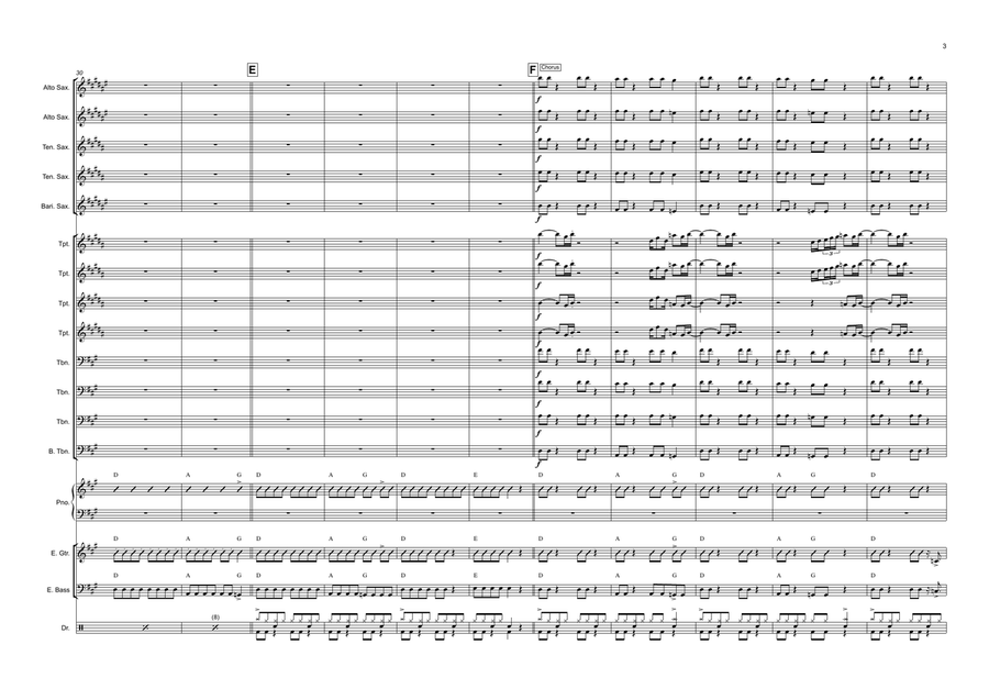 You And I Jazz Ensemble scores gallery preview page 3