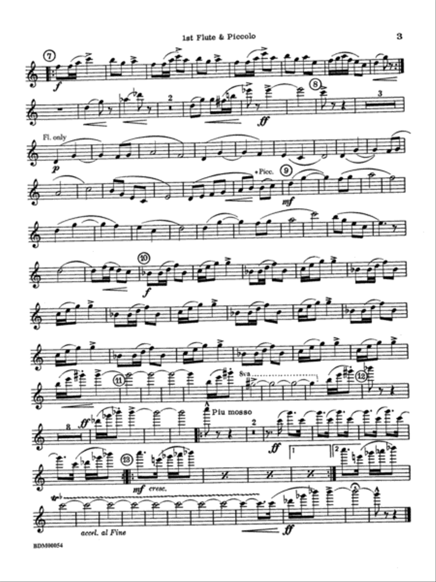 Symphonic Suite: Flute Concert Band scores gallery preview page 2