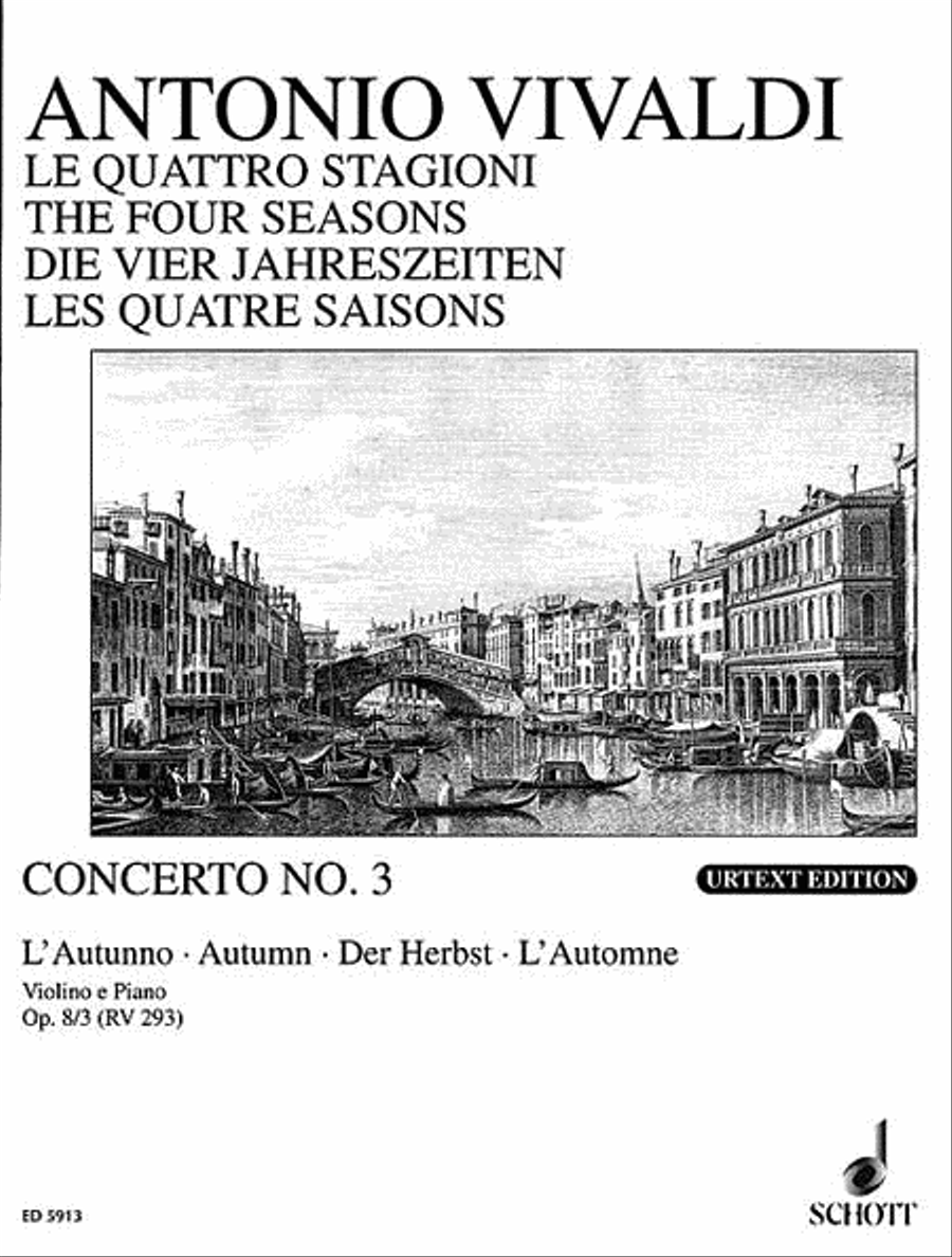 Concerto Op. 8, No. 3 Autumn (Violin)