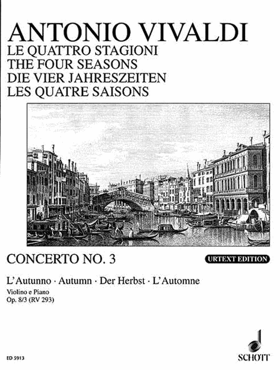 Concerto Op. 8, No. 3 "Autumn"