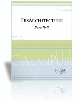 Book cover for DisArchitecture (score & parts)