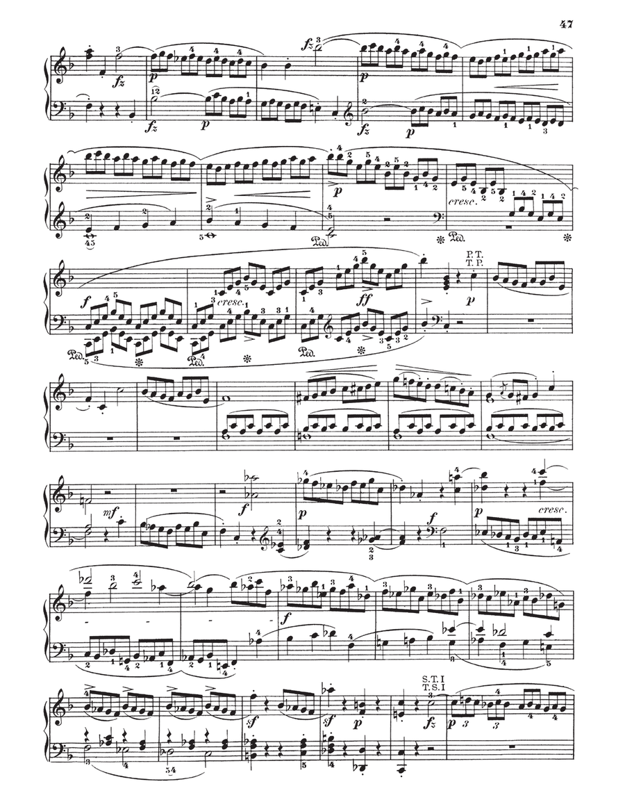 Sonata In F Major, K. 533 Piano Solo scores gallery preview page 6