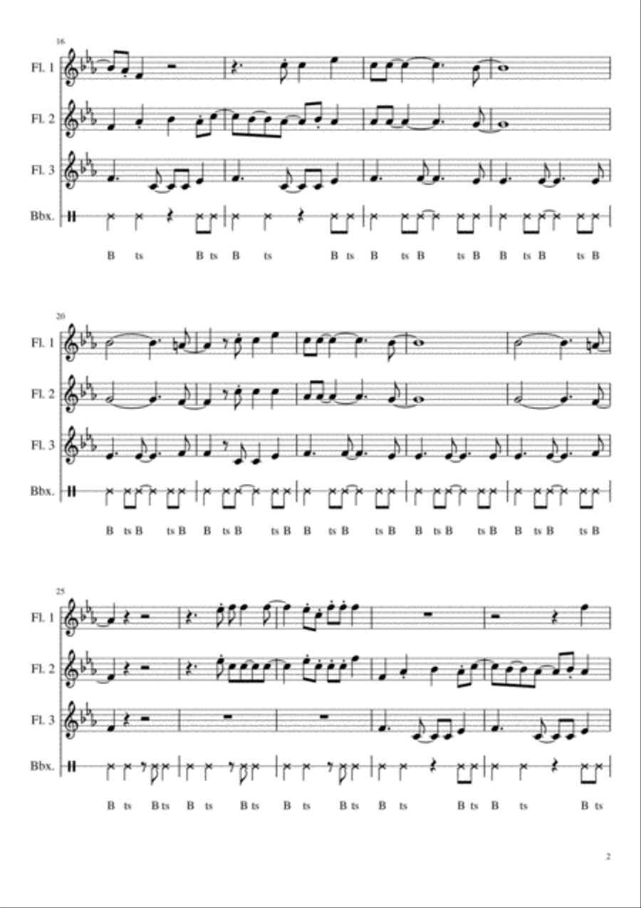 Happy Woodwind Trio scores gallery preview page 3