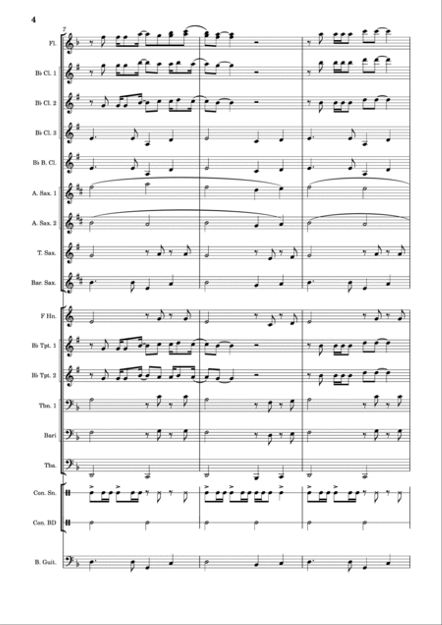 Down Under Concert Band scores gallery preview page 4