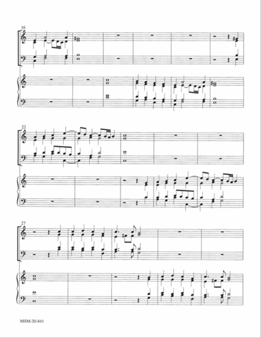 Lord, Let Your Angels Shelter Me Organ scores gallery preview page 2