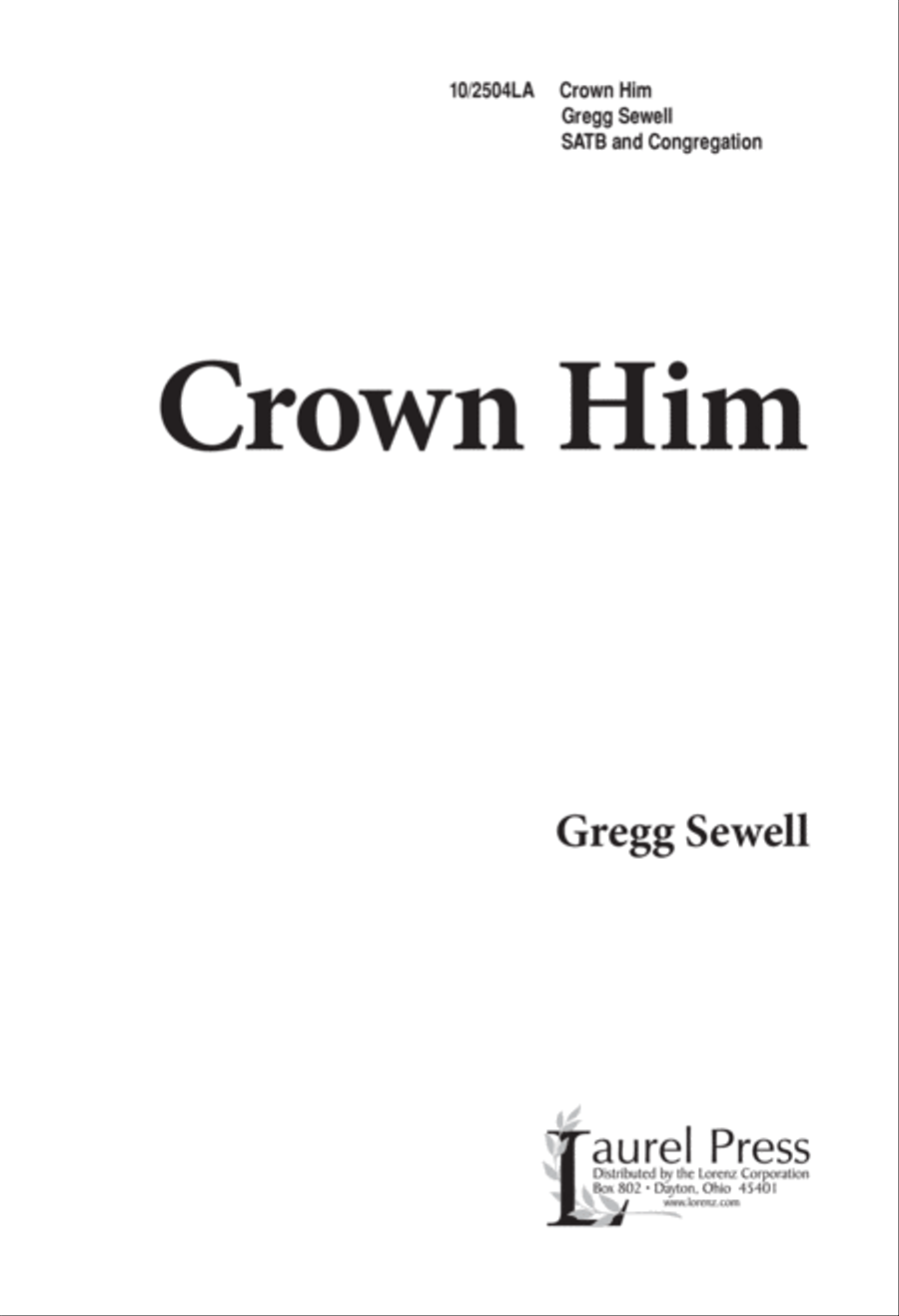 Crown Him Crown Him 4-Part scores gallery preview page 1