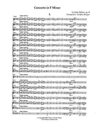 Concerto in F minor for Trumpet & Wind Ensemble