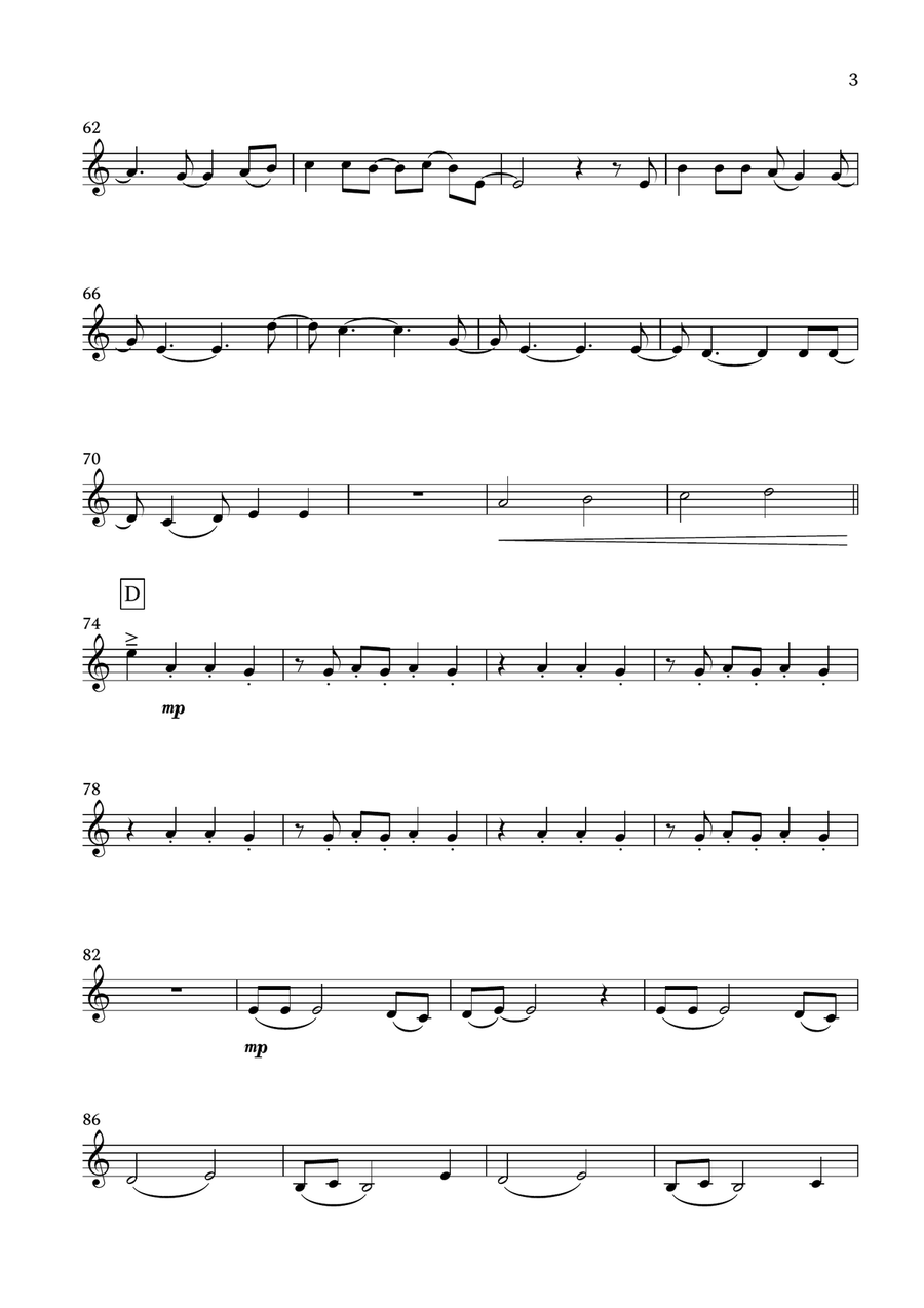Paladin Strait Paladin Strait Horn Solo scores gallery preview page 3