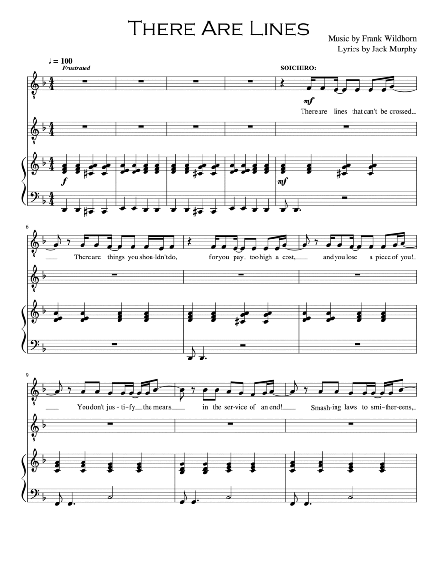 There Are Lines Voice scores gallery preview page 1