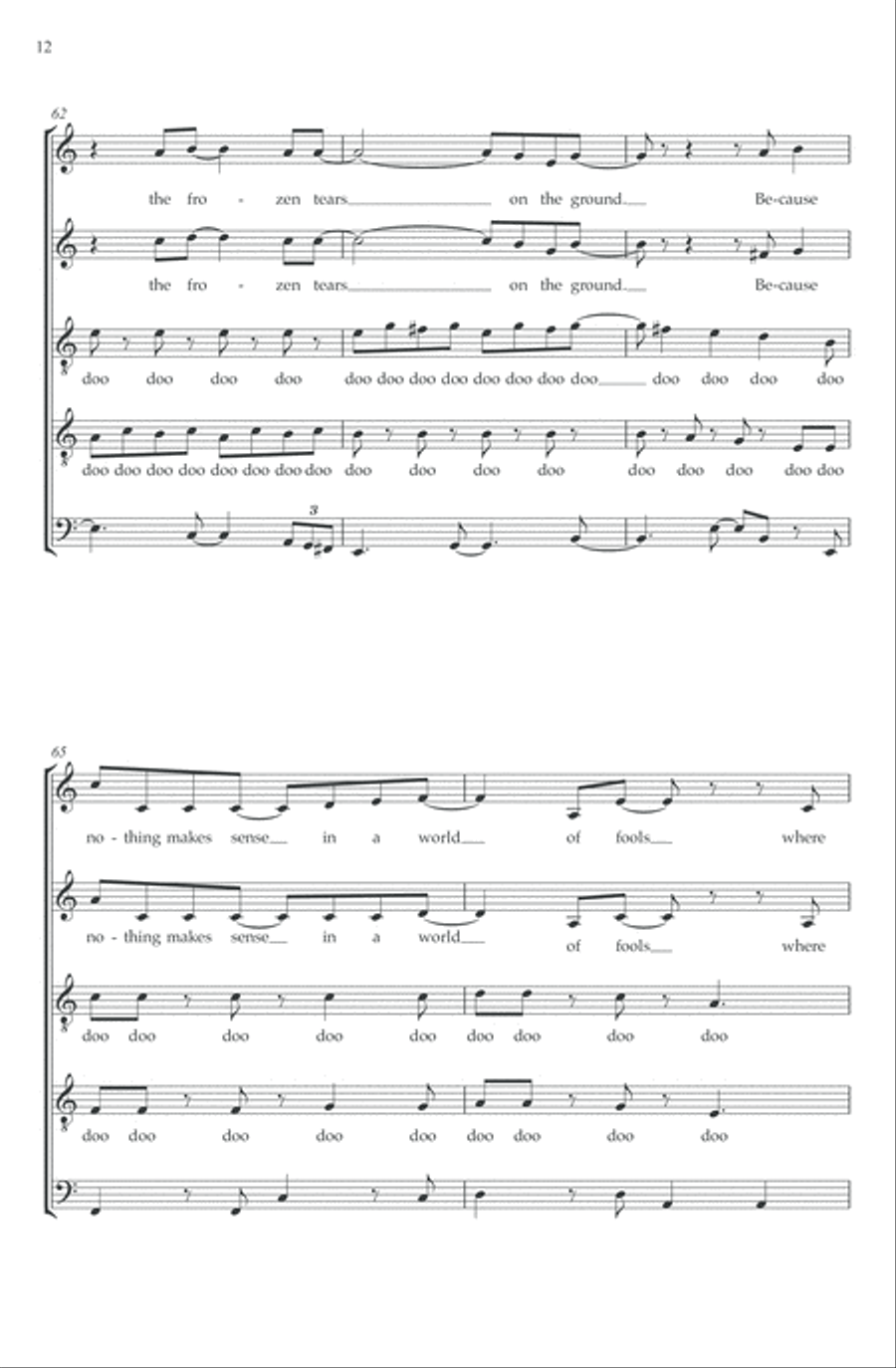 Since You've Been Gone Since You've Been Gone Choir scores gallery preview page 13