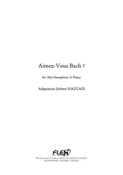 Aimez-Vous Bach? image number null
