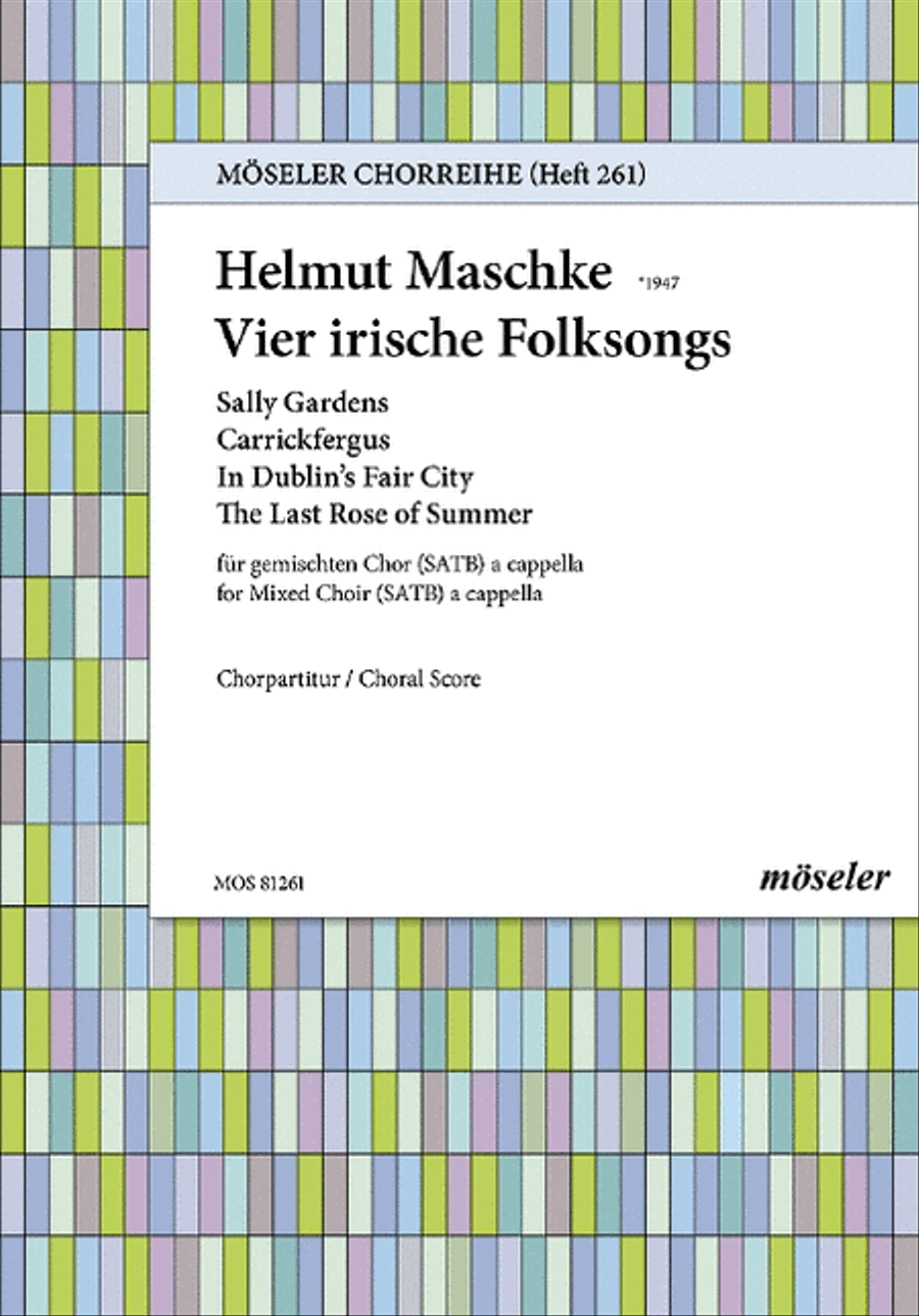 Four Irish folk songs 4-Part scores gallery preview page 1