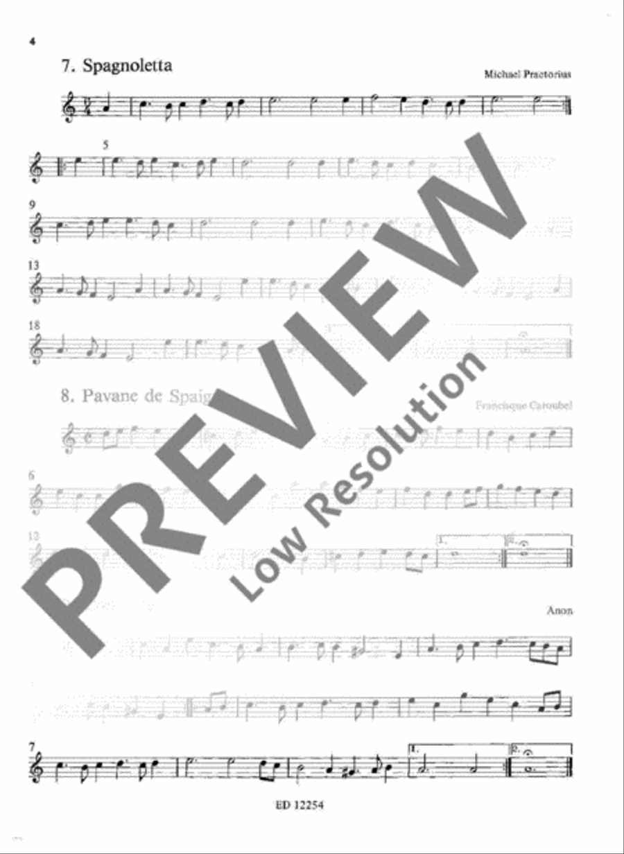 17 Dances Soprano Recorder scores gallery preview page 21