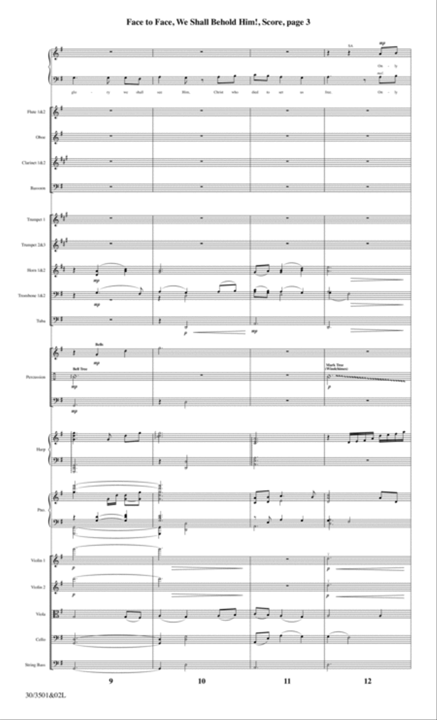 Face to Face, We Shall Behold Him! - Orchestral Score and CD with Printable Parts Choir scores gallery preview page 5