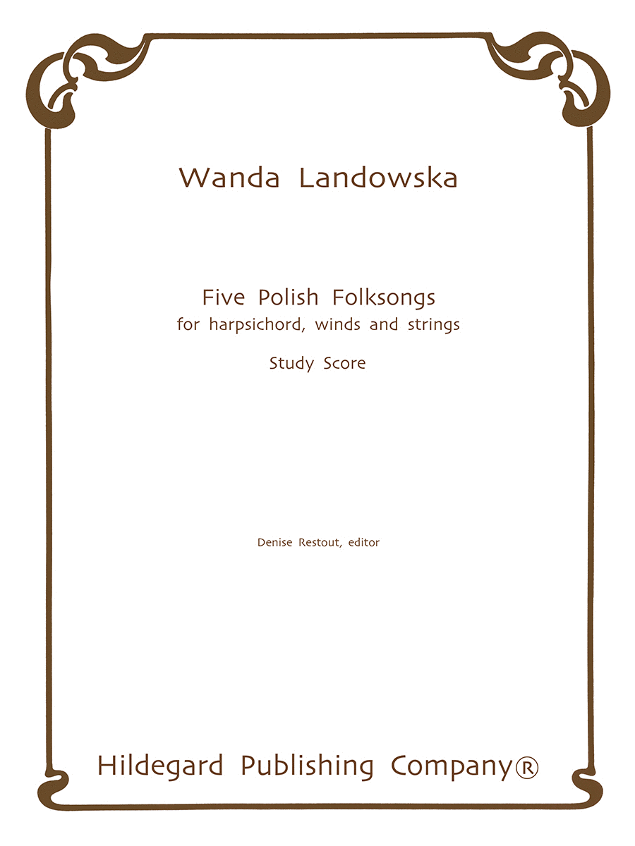 Five Polish Folk Songs Chamber Music scores gallery preview page 1