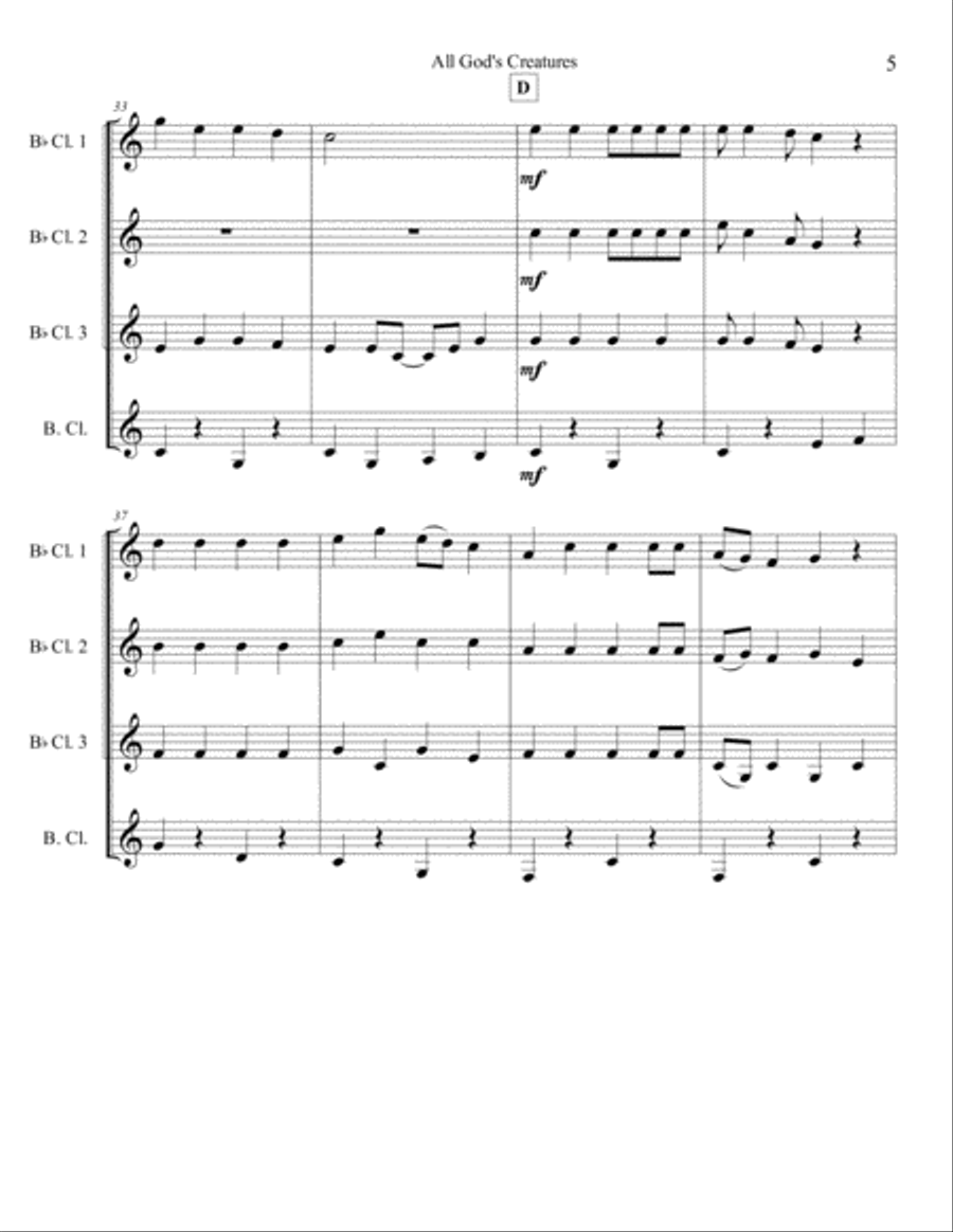 A Place In The Choir Choir scores gallery preview page 5