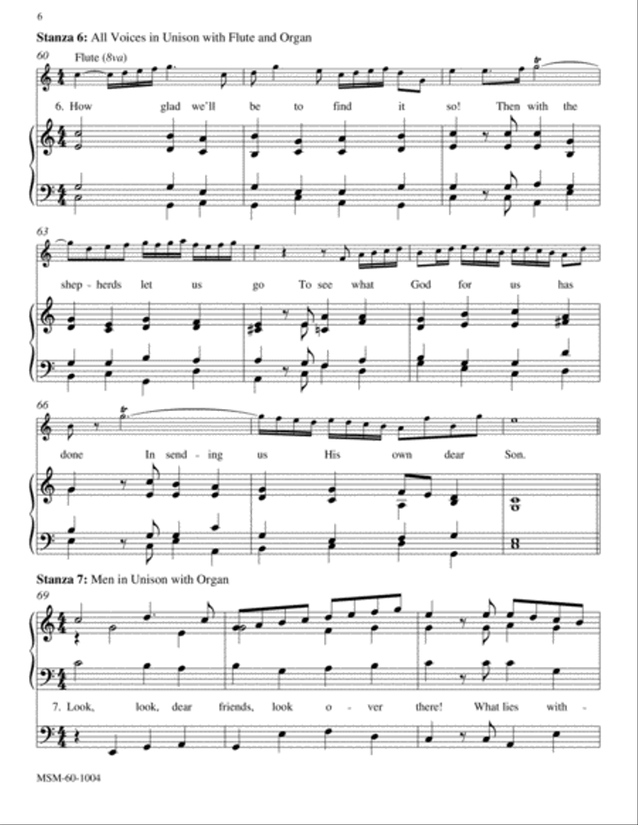From Heaven Above Choir scores gallery preview page 6
