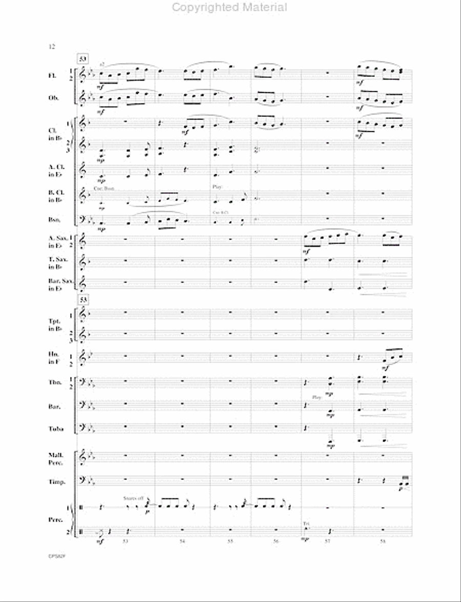 Highland Celebration Concert Band scores gallery preview page 13