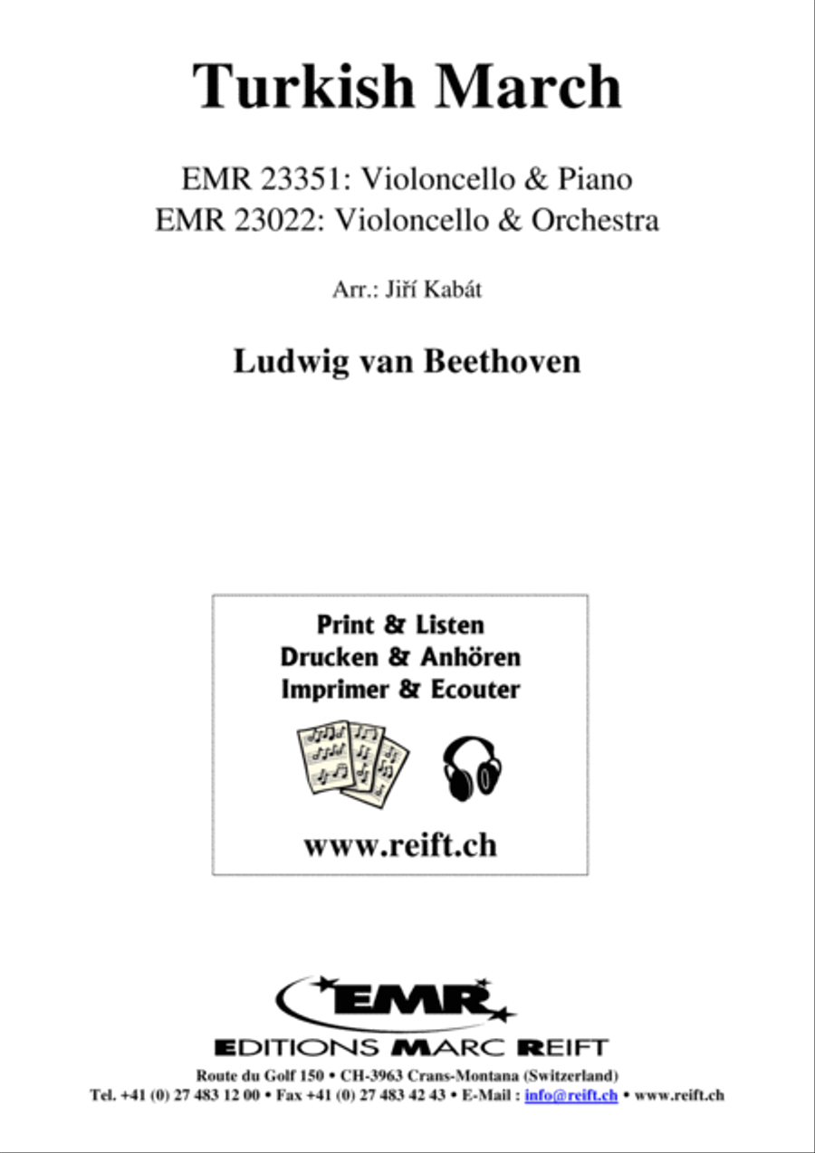 Turkish March Piano Accompaniment scores gallery preview page 2