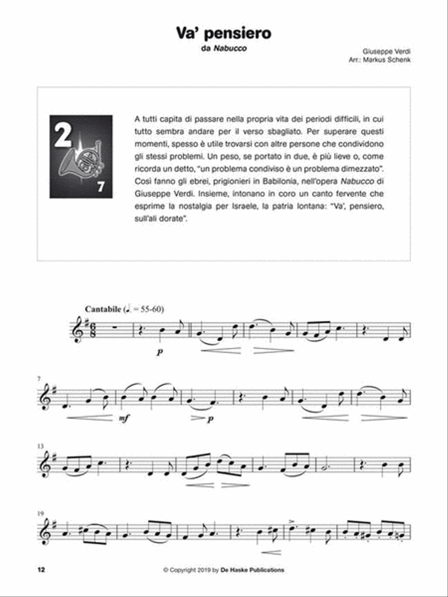 Ascolta, leggi & suona - Incontra l'opera Horn scores gallery preview page 2