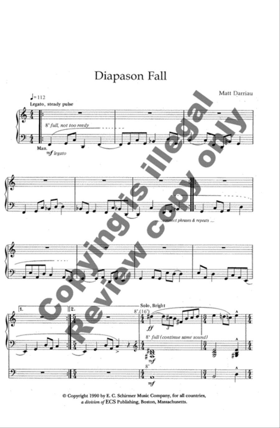 The Boston Organ Book