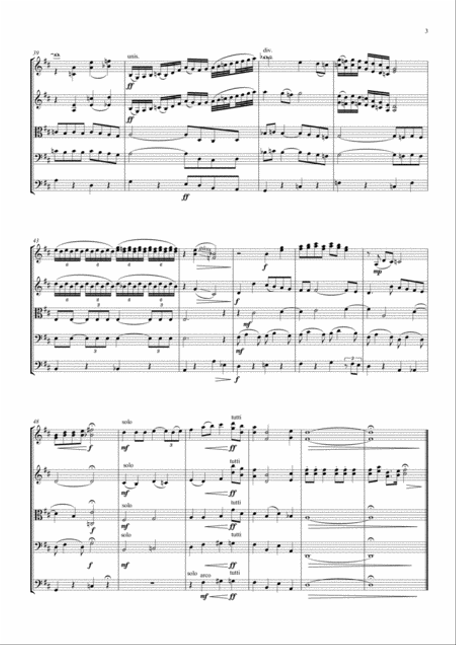 The Christmas Song (Chestnuts Roasting On An Open Fire) String Orchestra scores gallery preview page 3
