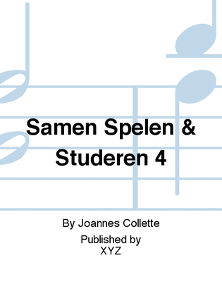 Book cover for Samen Spelen & Studeren 4