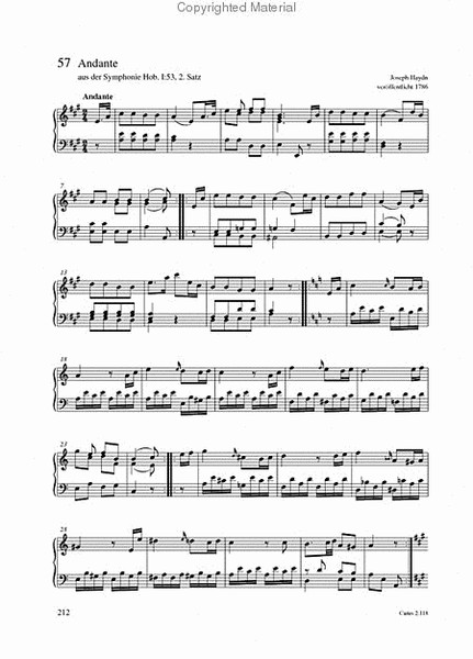 Organ book Mozart * Haydn. Music for keyboard instruments