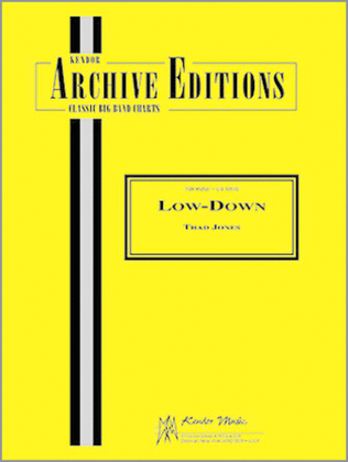 Book cover for Low-Down