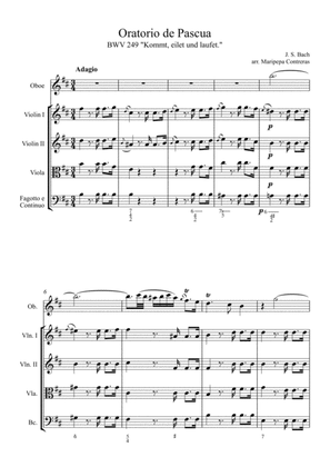 The Easter Oratorio (Oster-Oratorium) Bach (oboe and string quartet)