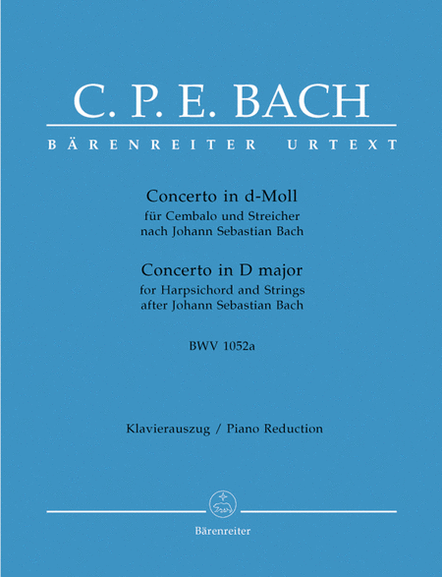 Harpsichord Concerto d minor, BWV 1052a