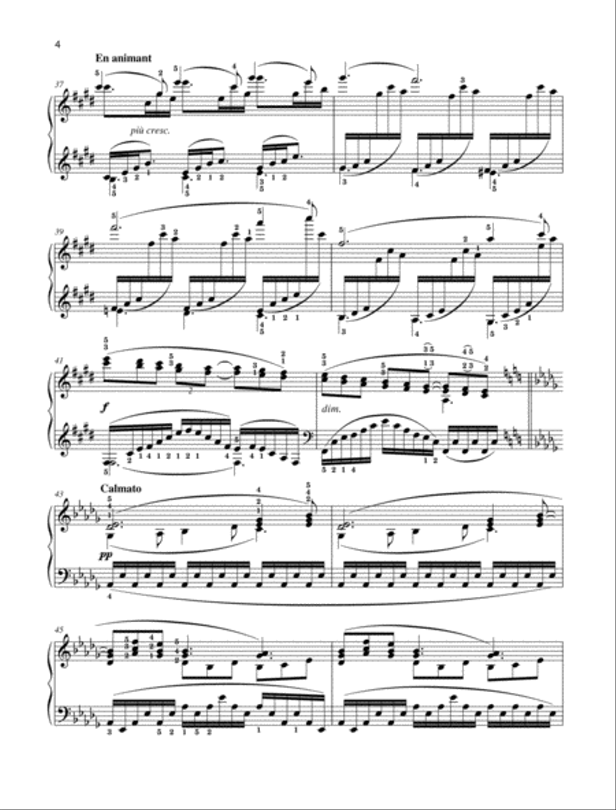 Clair de lune Clair de lune Piano Solo scores gallery preview page 3