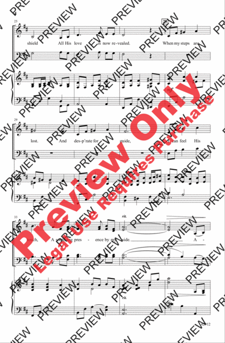 Alone Yet Not Alone (from the film Alone Yet Not Alone) 4-Part scores gallery preview page 4