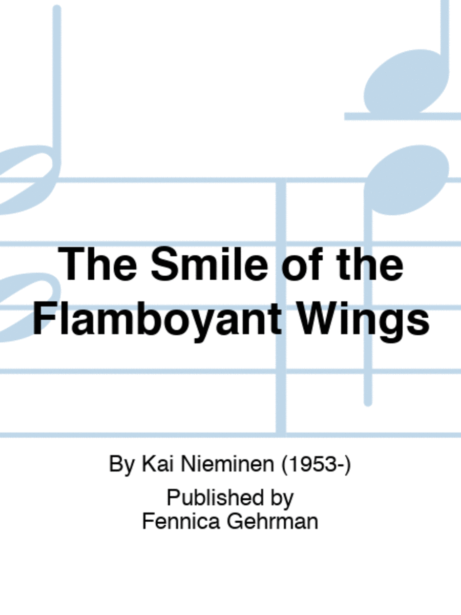 The Smile of the Flamboyant Wings Piano Solo scores gallery preview page 1