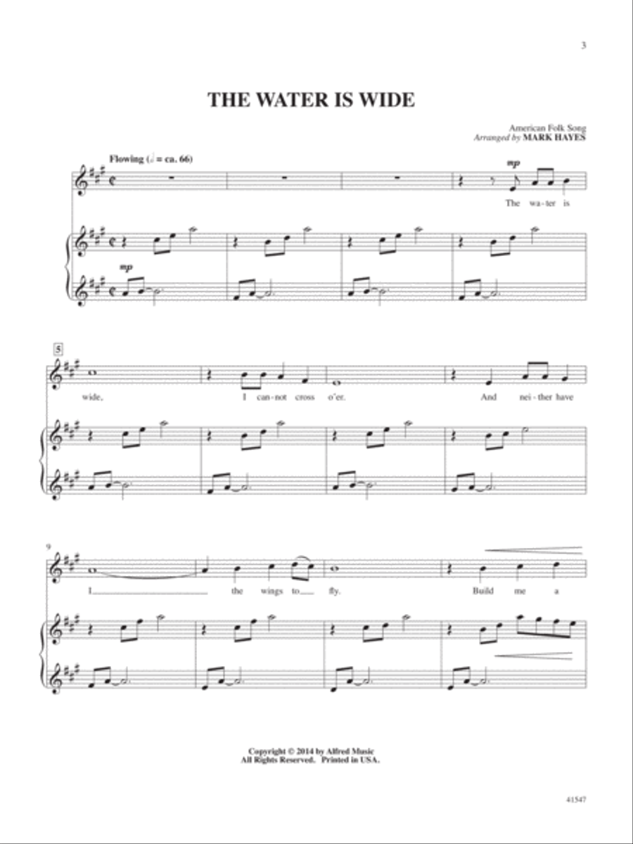 Folk Songs for Solo Singers, Volume 2 Voice scores gallery preview page 7