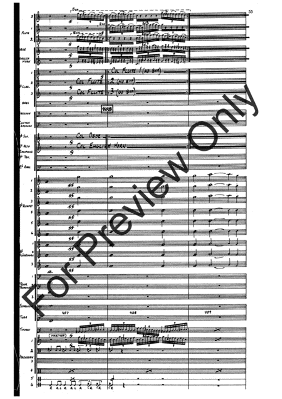Agincourt Hymn (Score) Concert Band scores gallery preview page 79