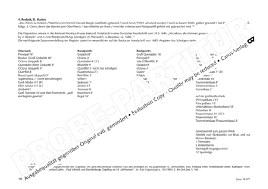 Organ music of the Hasse family Organ Solo scores gallery preview page 11