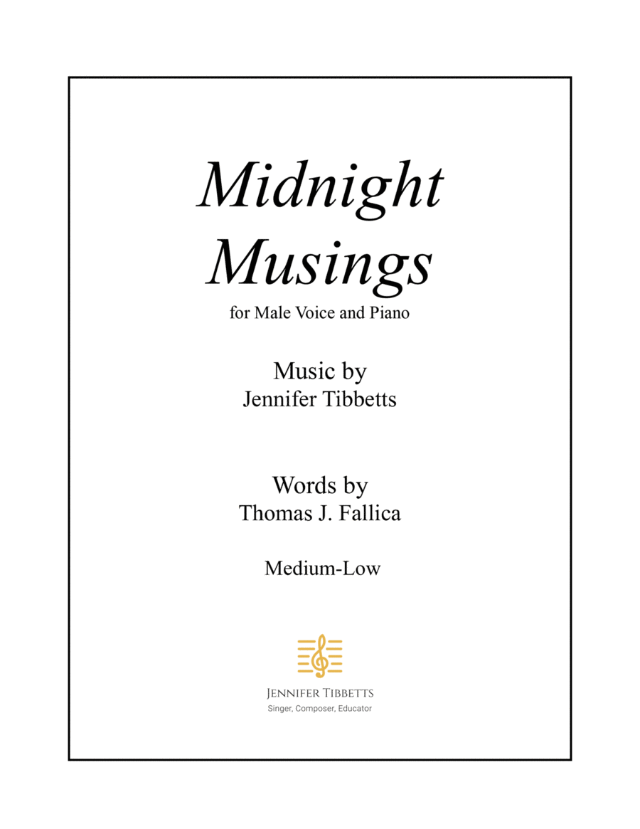 Midnight Musings Medium Low Voice scores gallery preview page 1
