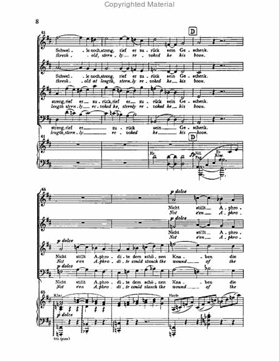 Nanie, Op.82 Choir scores gallery preview page 7